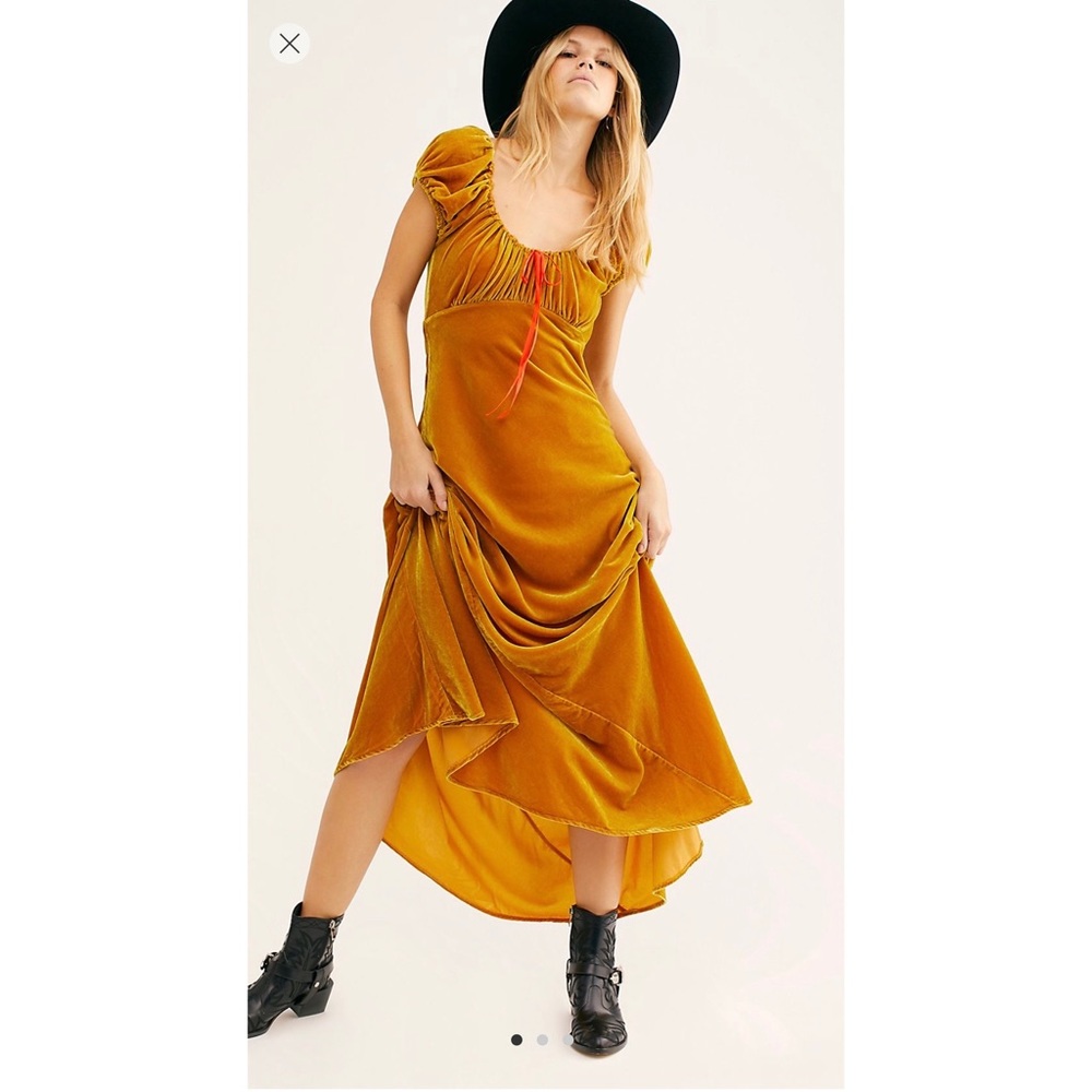 Free People Velvet dress